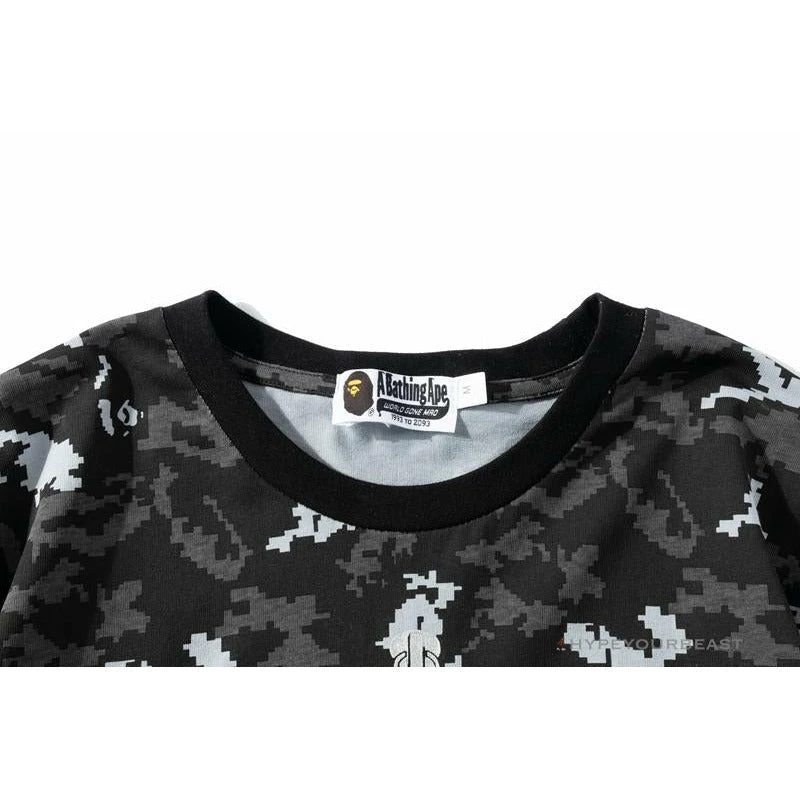 BAPE Digital Pixel Camouflage Tee Shirt 'BLACK' 3 BAPE Digital Pixel Camouflage Tee Shirt 'BLACK' - Image 3