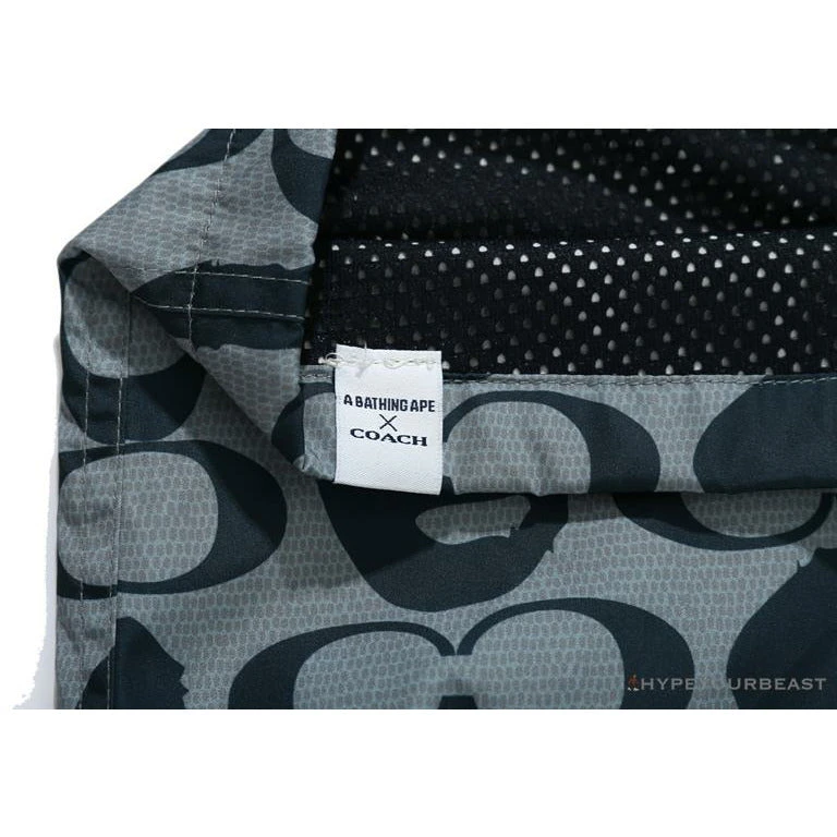 BAPE X COACH Co-Branded Grey-Blue Shorts 14 BAPE X COACH Co-Branded Grey-Blue Shorts - Image 14