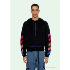 Off White Hoodie Blue Pink -Fusion Wear Shop d74d47c0