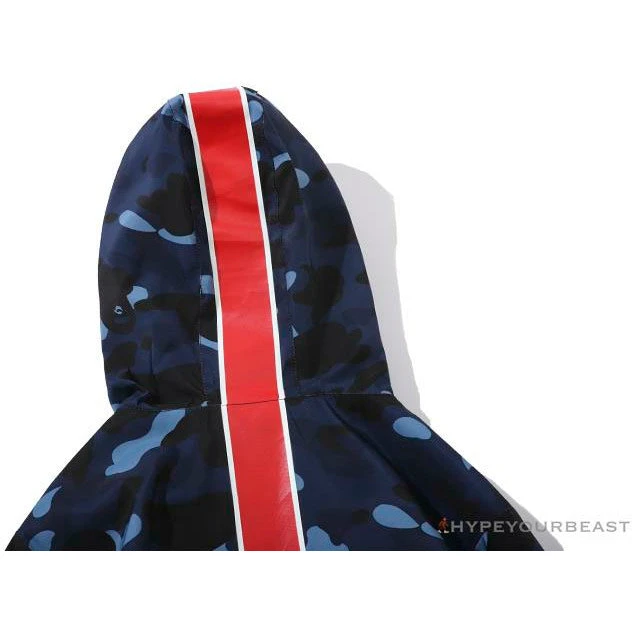 BAPE X PSG Paris Saint-Germain Camouflage Blue-Red Hoodie 8 BAPE X PSG Paris Saint-Germain Camouflage Blue-Red Hoodie - Image 8