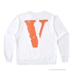 Vlone Orange Shirt - White -Fusion Wear Shop d9cad80ccopy