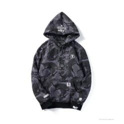 Bape Camo Hoodie Black Camouflage -Fusion Wear Shop dab5e82b