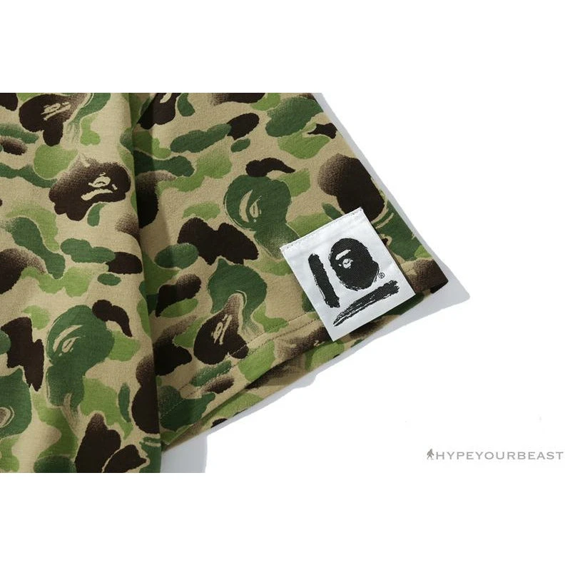 BAPE Chinese Style Ink 10th Anniversary Camouflage Tee Shirt 'Green & White' 8 BAPE Chinese Style Ink 10th Anniversary Camouflage Tee Shirt 'Green & White' - Image 8
