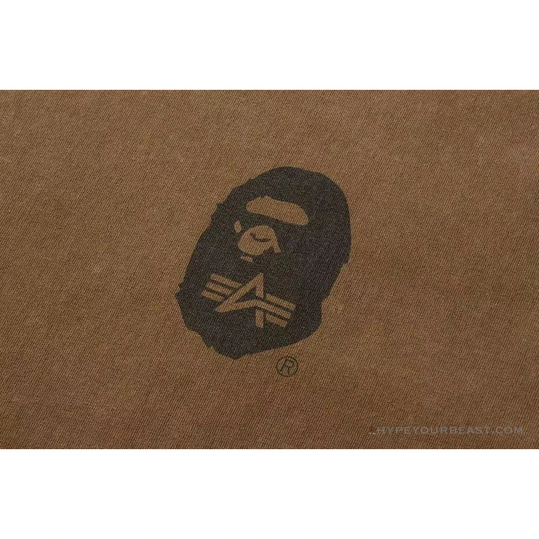 Bape Long Sleeve Tee Shirt Brown 15 Bape Long Sleeve Tee Shirt Brown - Image 15