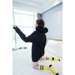 BAPE Marilyn Monroe Camouflage Suspender Hoodie 'BLACK' -Fusion Wear Shop e0deedb9