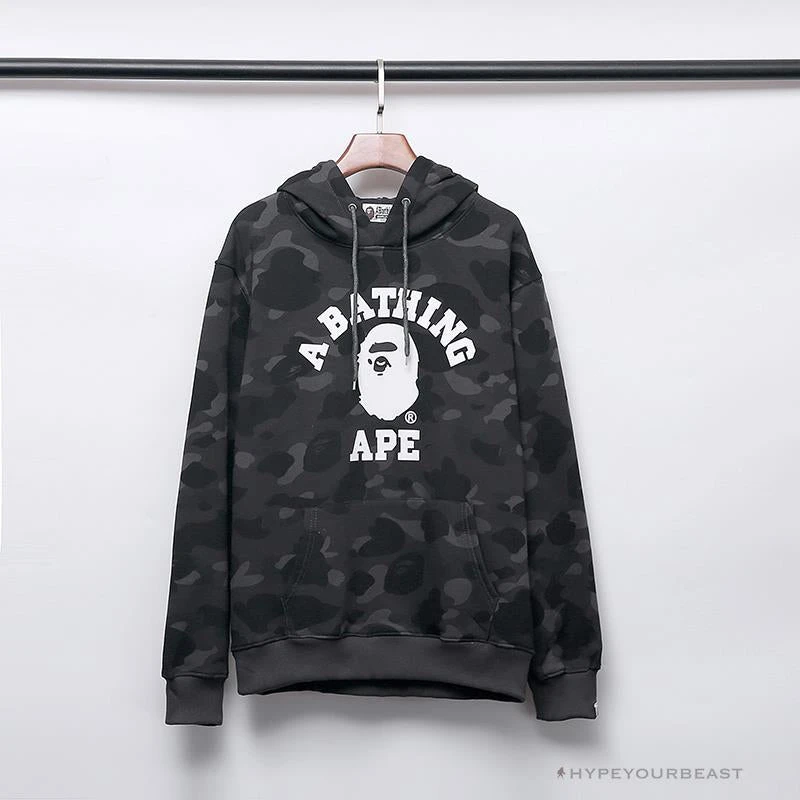 BAPE X Bathing Ape Head Camouflage Hoodie 'GREY' 1 BAPE X Bathing Ape Head Camouflage Hoodie 'GREY'