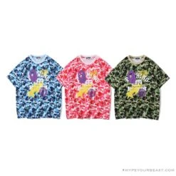 BAPE Ape Head Star Camouflage Shading Tee Shirt 'PINK' -Fusion Wear Shop e1e77e78 1c7cb603 40a7 4bd0 ac15 5b1b2d945afe
