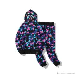 BAPE X KID CUDI Camouflage Hoodie -Fusion Wear Shop e24922ac