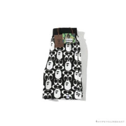 BAPE X COACH Co-Branded Black-White Shorts -Fusion Wear Shop e33a3adb