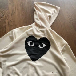 CDG Hoodie Cream -Fusion Wear Shop e4b26e5e