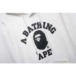 BAPE X Bathing Ape Head Hoodie 'WHITE' -Fusion Wear Shop e703c1d2