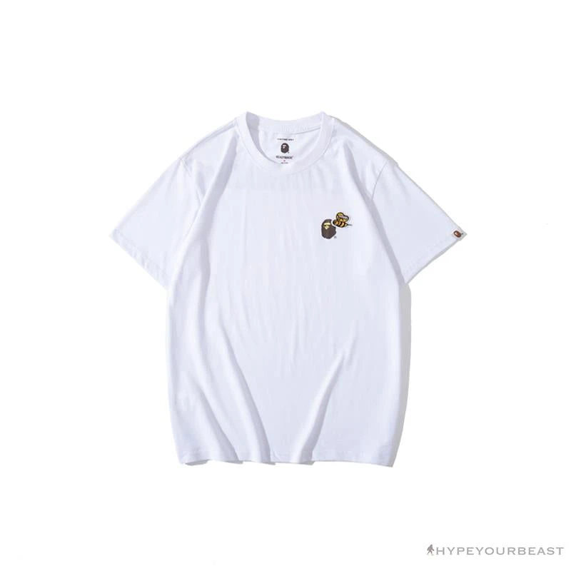 BAPE Readymade Small Bee Camouflage Letter Tee Shirt 'BLUE' 1 BAPE Readymade Small Bee Camouflage Letter Tee Shirt 'BLUE'