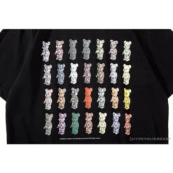 BAPE Violent Bear Collaboration 28th Anniversary Camouflage Tee Shirt 'BLACK' -Fusion Wear Shop e8c206d2