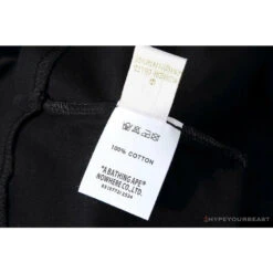 BAPE Tiger Pattern Camouflage Ape Man Initial Print Tee Shirt 'BLACK' 23 BAPE Tiger Pattern Camouflage Ape Man Initial Print Tee Shirt 'BLACK' -Fusion Wear Shop eab53017