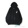 Off White Hoodie Skull Black