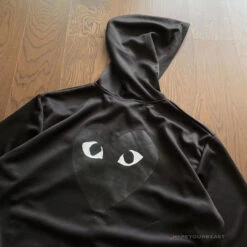 CDG Hoodie Black -Fusion Wear Shop ebac9b7c
