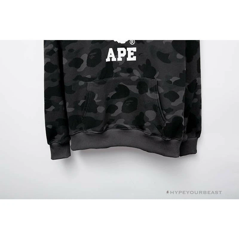 BAPE X Bathing Ape Head Camouflage Hoodie 'GREY' 4 BAPE X Bathing Ape Head Camouflage Hoodie 'GREY' - Image 4