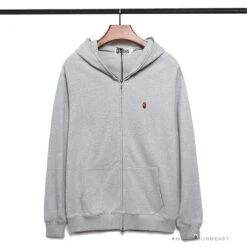 BAPE Classic Ape Head Hoodie 'GREY'