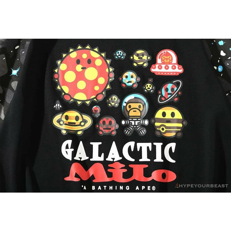 BAPE Baby Milo Galaxy Astronaut Luminous Tee Shirt 'BLACK' 4 BAPE Baby Milo Galaxy Astronaut Luminous Tee Shirt 'BLACK' - Image 4