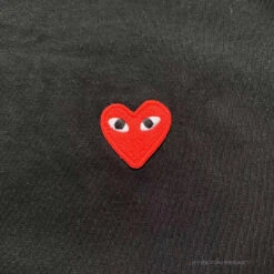 CDG Tee Shirt Black -Fusion Wear Shop f1096e4d