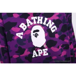 BAPE X Bathing Ape Head Camouflage Hoodie 'PURPLE' 17 BAPE X Bathing Ape Head Camouflage Hoodie 'PURPLE' -Fusion Wear Shop f121ddf5