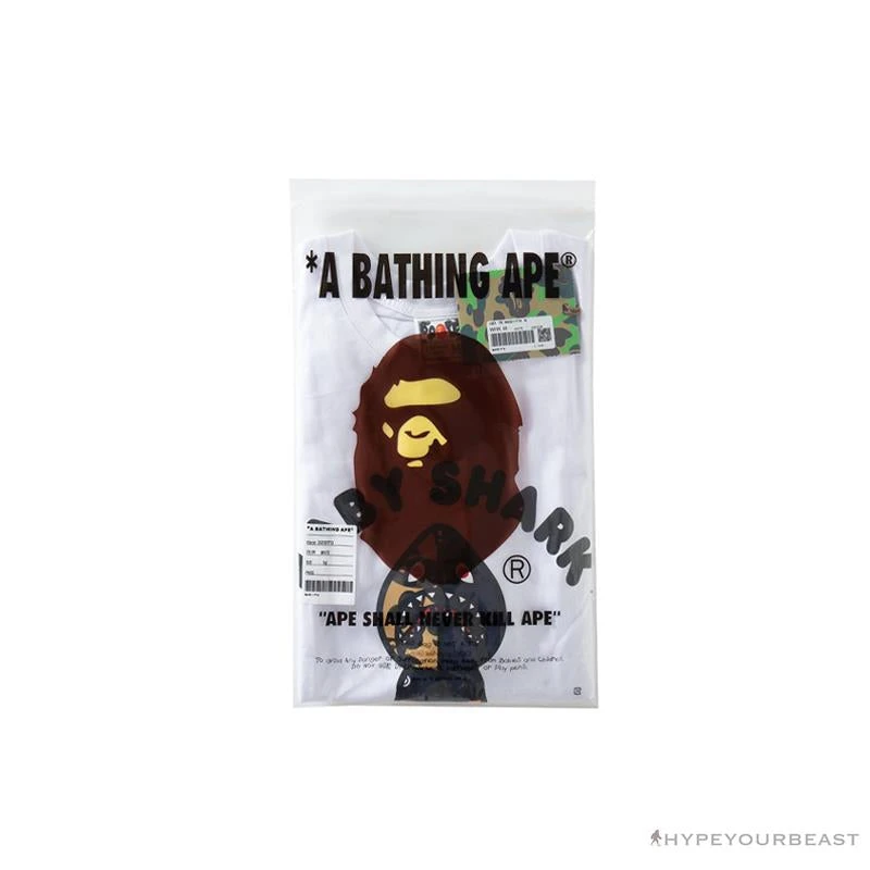 BAPE Baby Shark Red Shark Tee Shirt 'WHITE' 4 BAPE Baby Shark Red Shark Tee Shirt 'WHITE' - Image 4