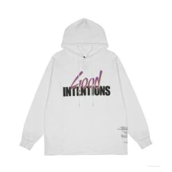 Vlone Hoodie White Good Intention