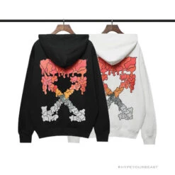 Off White Hoodie Black RED -Fusion Wear Shop f25b52a4