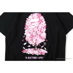 BAPE Japan Limited Edition Pink Cherry Tree Tee Shirt 'BLACK' 23 BAPE Japan Limited Edition Pink Cherry Tree Tee Shirt 'BLACK' -Fusion Wear Shop f2bce964