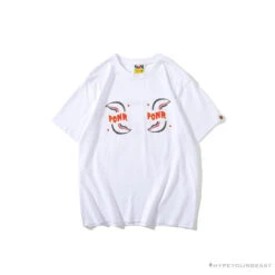 BAPE Shark Head PONR Tee Shirt 'WHITE'