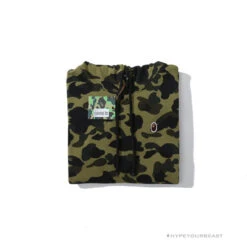 BAPE Camouflage Kangaroo Hooded Hoodie Green 12 BAPE Camouflage Kangaroo Hooded Hoodie Green -Fusion Wear Shop f57e0bc9