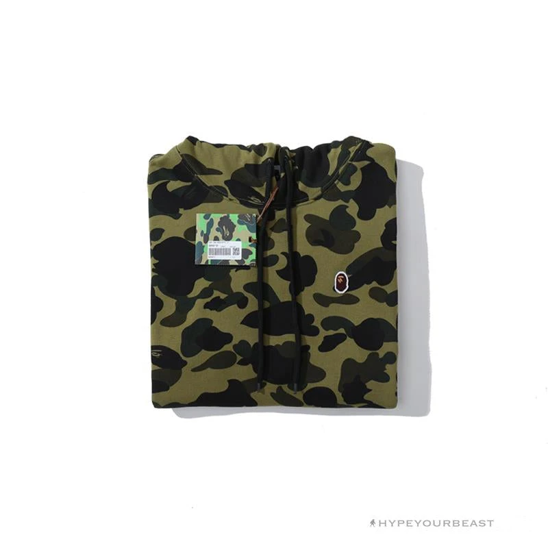 BAPE Camouflage Kangaroo Hooded Hoodie Green 5 BAPE Camouflage Kangaroo Hooded Hoodie Green - Image 5