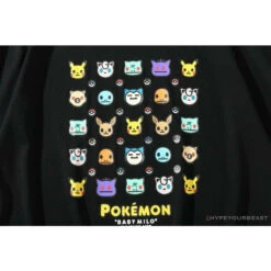 BAPE Baby Milo Pokémon Tee Shirt 'BLACK' 16 BAPE Baby Milo Pokémon Tee Shirt 'BLACK' -Fusion Wear Shop f61f4353