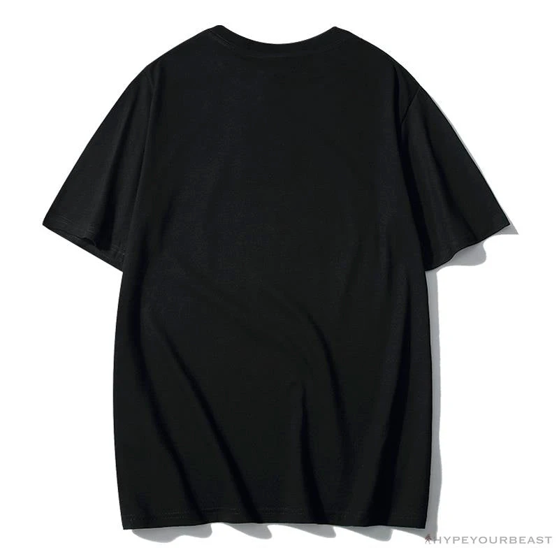 BAPE Luminous Spots Camouflage Great Ape Man White Head Cotton Short Sleeve Tee Shirt 'BLACK' 2 BAPE Luminous Spots Camouflage Great Ape Man White Head Cotton Short Sleeve Tee Shirt 'BLACK' - Image 2