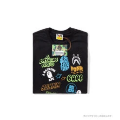 BAPE Street Graffiti Tee Shirt 'BLACK' 32 BAPE Street Graffiti Tee Shirt 'BLACK' -Fusion Wear Shop fcf6cbe9