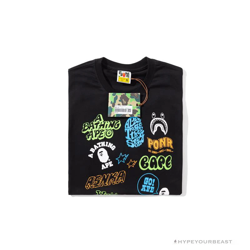 BAPE Street Graffiti Tee Shirt 'BLACK' 15 BAPE Street Graffiti Tee Shirt 'BLACK' - Image 15