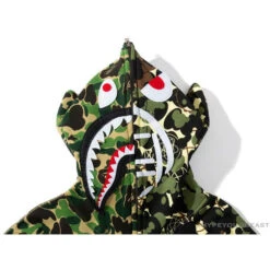 BAPE X UNKLE Camouflage Green Belt Ear Hoodie 20 BAPE X UNKLE Camouflage Green Belt Ear Hoodie -Fusion Wear Shop fd074bc2