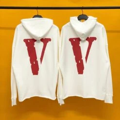 Vlone Red White And Blue Hoodie -Fusion Wear Shop ffcd9adb